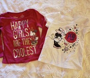 Bundle of 2 Minnie Mouse shirts